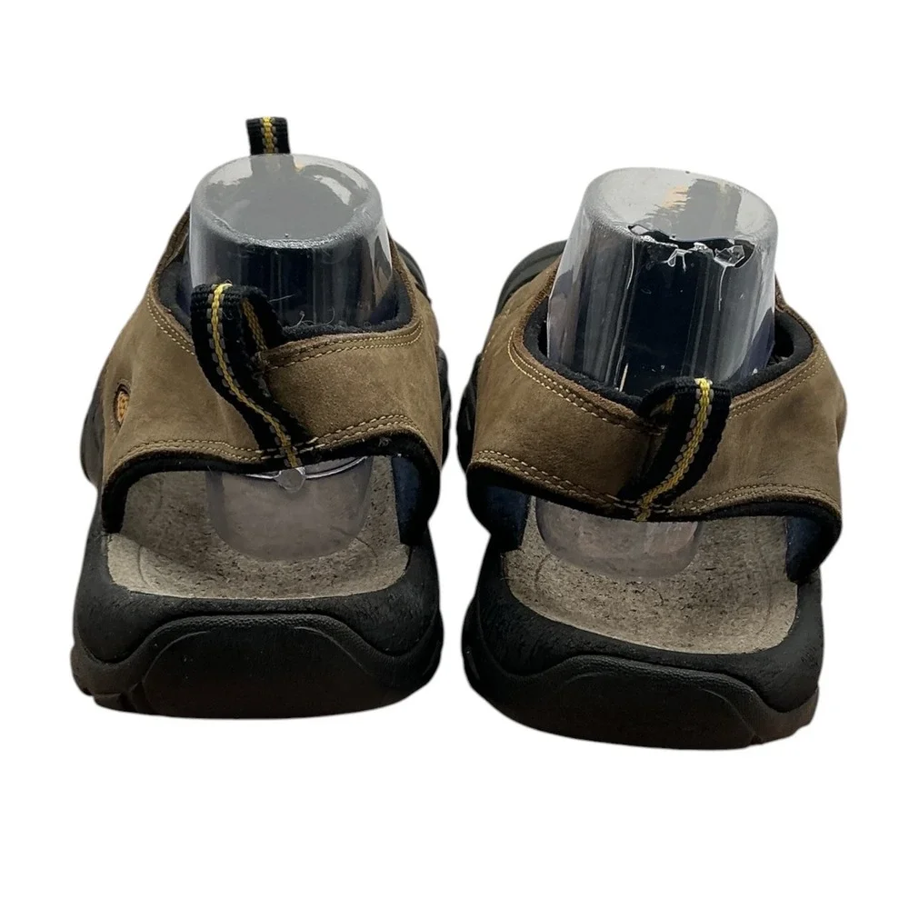 KEEN Newport Leather‎ Hiking Sandals Mens 11.5 Brown Waterproof Fisherman Shoes